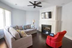 Completed sitting room.