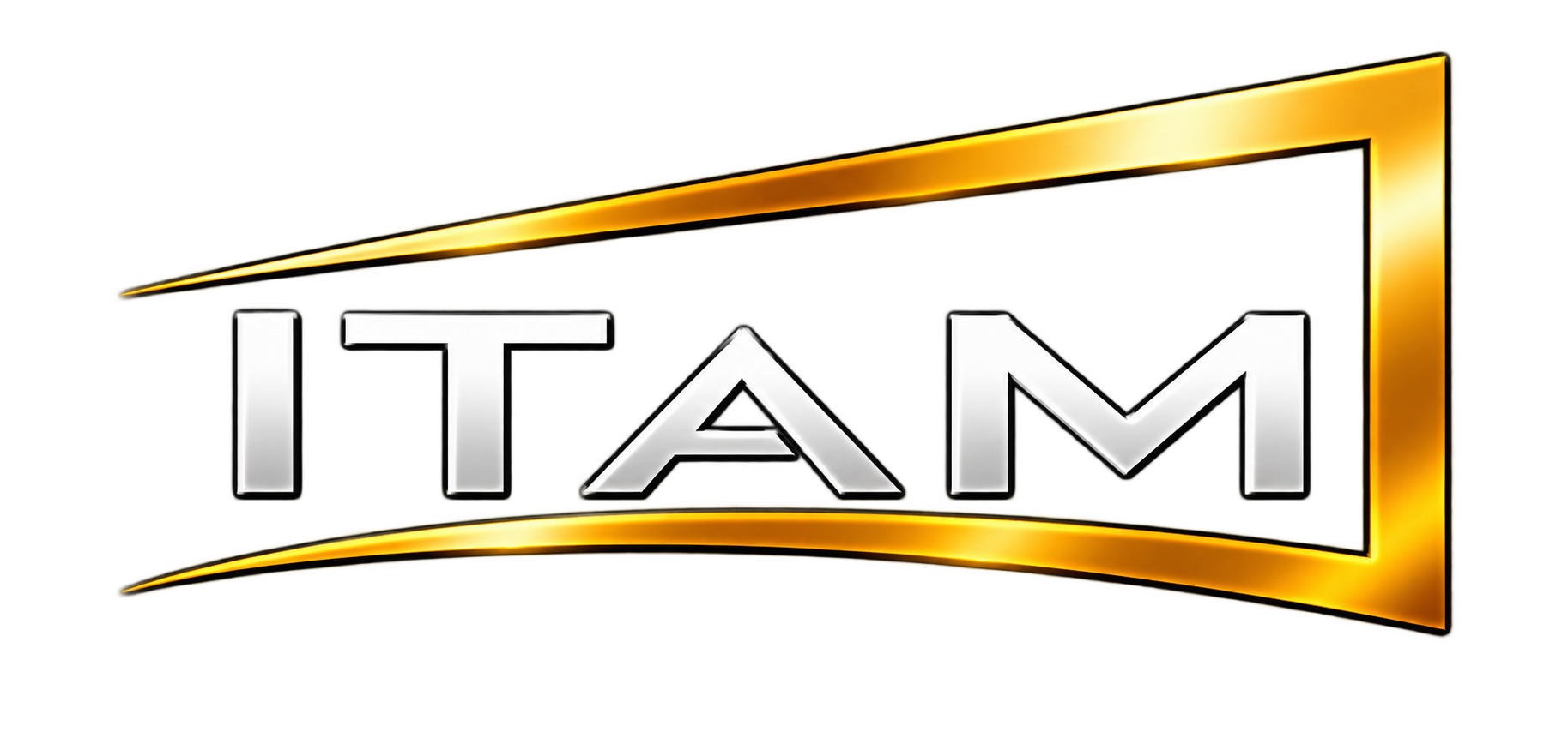 ITAM logo in a gold architectural frame
