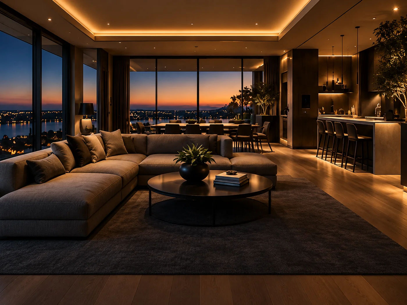 Luxury architectural lighting and thoughtful design