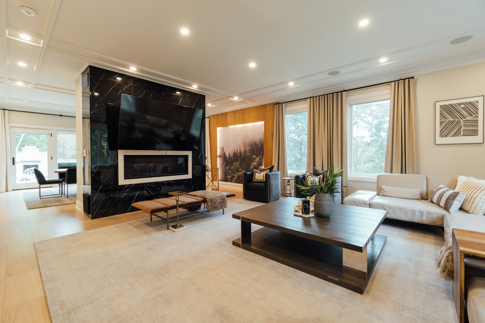 Statement lighting with Lutron integrated by ITAM